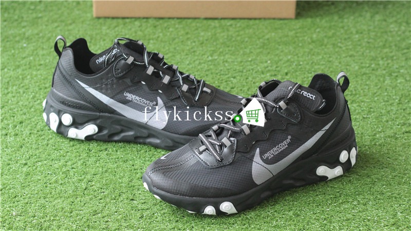 Undercover x Nike React Element 87 Black White